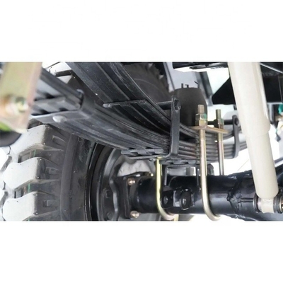 Triciclo de descarga de gasolina de tres ruedas de 1000W con techo y tambor delantero Frenos de tambor trasero
