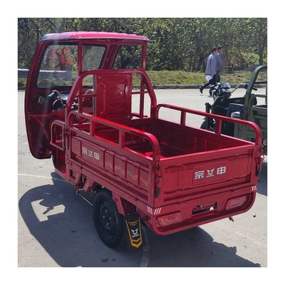Fuera de la carretera Zongshen E Cabina de carga 1000W Triciclos eléctricos para adultos Conduciendo Kilometraje 70-90km