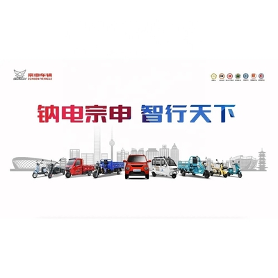 Tipo de carrocería abierta 1000W Zongshen 3 ruedas camión de carga eléctrico E triciclo para adultos