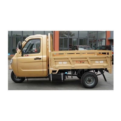 Triciclo de motocicleta de 3 ruedas para adultos con cabina completamente cerrada de carga con 1000W de potencia