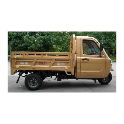 Triciclo de motocicleta de 3 ruedas para adultos con cabina completamente cerrada de carga con 1000W de potencia
