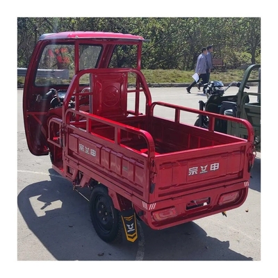 3.00-12 / 3.00-12 Tamaño del neumático Electric Easy Bike 1000w para el comercio de carga Triciclo de tipo dump