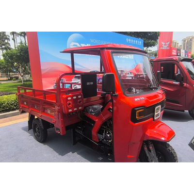Versátil y duradero 400 kg Capacidad de carga útil Triciclo con motor de gasolina para carga pesada