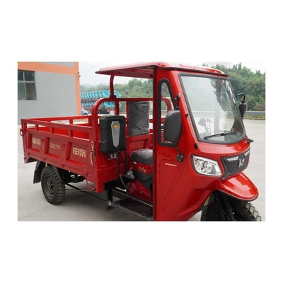Angola Off Road Drive Motor de gasolina Triciclo de carga motorizado con tamaño de neumático de 5,00-12