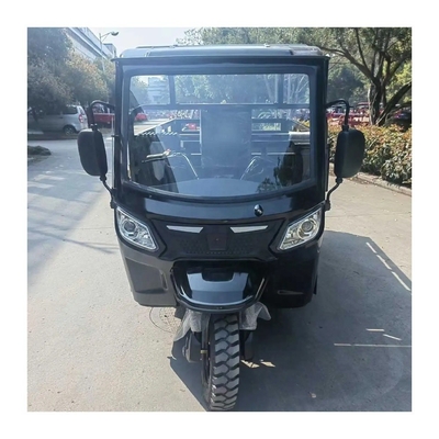 Ghana Triciclo gasolina 300cc 3 ruedas de carga motocicleta con techo y tipo de carrocería abierta