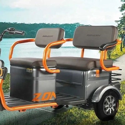 Triciclos eléctricos de tres ruedas con asiento del pasajero Tiempo de carga h 3-5h Para el pasajero