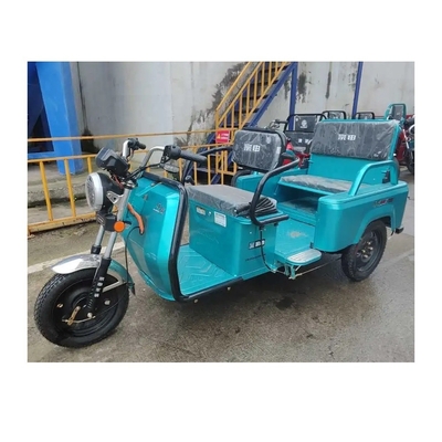 Triciclo eléctrico de carga plegable de tres ruedas E con suspensión delantera 31 Primavera interna