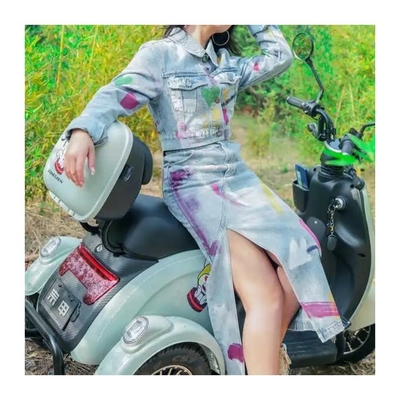 Delante/atrás 3.00-8 neumáticos al vacío scooter eléctrico de 3 ruedas para niñas tipo de carrocería abierta