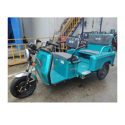 Sistema de freno de tambor delantero trasero Triciclo eléctrico de 1000W con capacidad de calibración de 25°