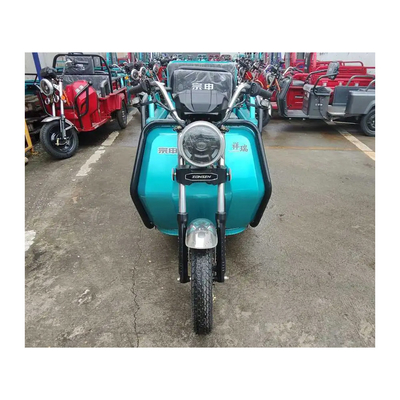 Sistema de freno de tambor delantero trasero Triciclo eléctrico de 1000W con capacidad de calibración de 25°