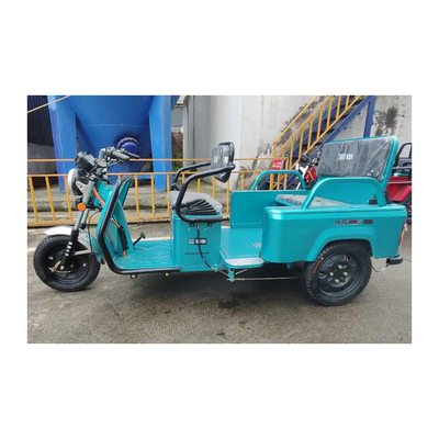 Sistema de freno de tambor delantero trasero Triciclo eléctrico de 1000W con capacidad de calibración de 25°