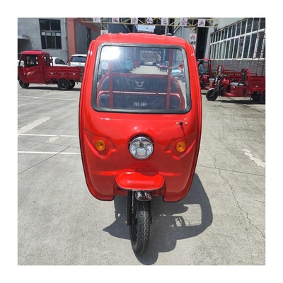 Triciclo eléctrico de 1980 mm con cabina cerrada y suspensión trasera de resorte de 6 hojas