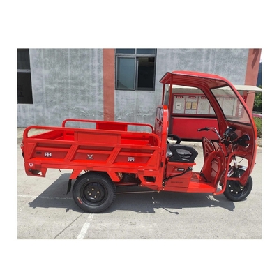Triciclo eléctrico de 1980 mm con cabina cerrada y suspensión trasera de resorte de 6 hojas