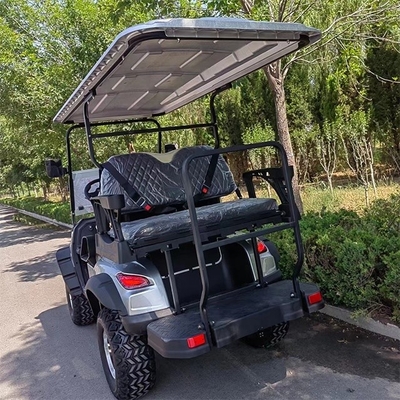 4 Personas Adultos en la carretera 2024 2 2 asientos 48V Carro de golf eléctrico con ruedas de aluminio