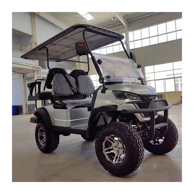 Carro de golf eléctrico de 4 ruedas motrices de 4 asientos con espacio libre mínimo de 100-150 mm