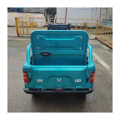 Sistema de freno de tambor delantero y trasero Triciclo eléctrico para el transporte de carga pesada